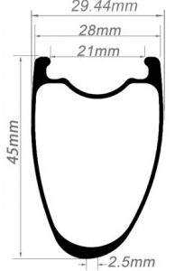 R-45 / HOPE pro 5 / Sapim race