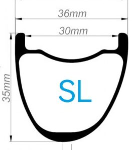 GR-35 SL / DT Swiss 240 / Sapim cx-ray